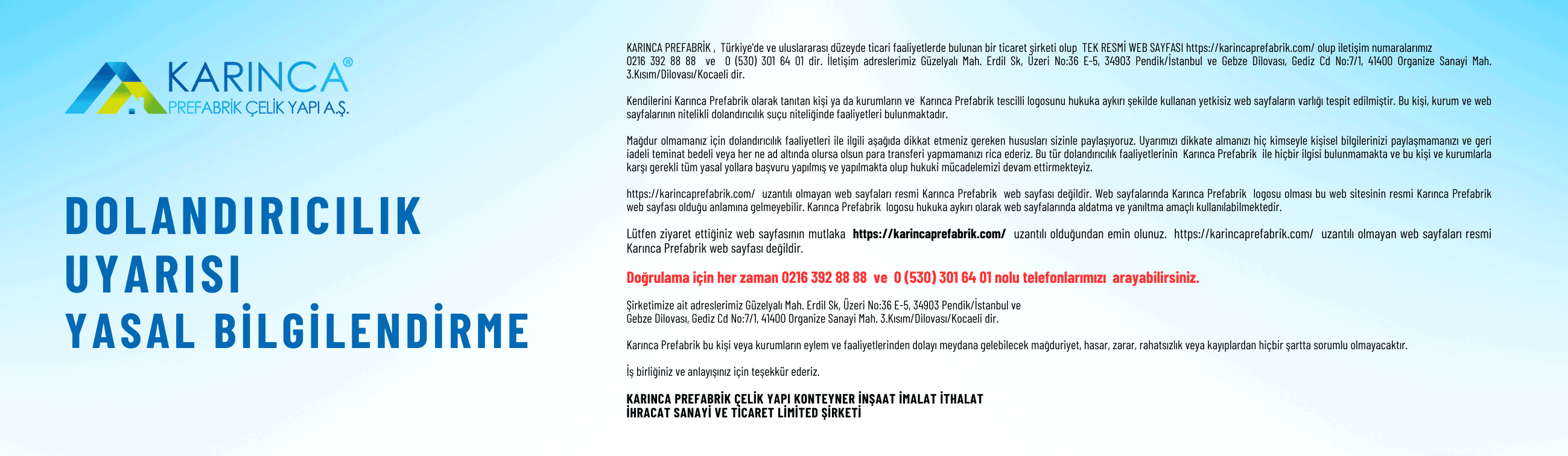 karincaprefabrik-yasal-uyari