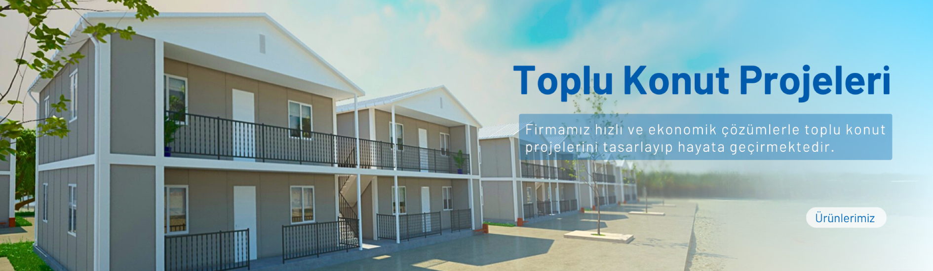 prefabrik toplu konut projesi