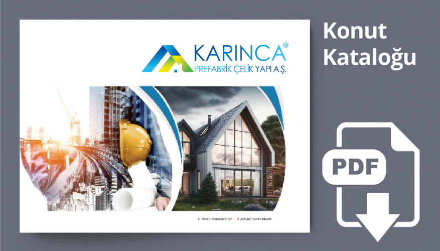 Karınca Prefabrik Konut Kataloğu