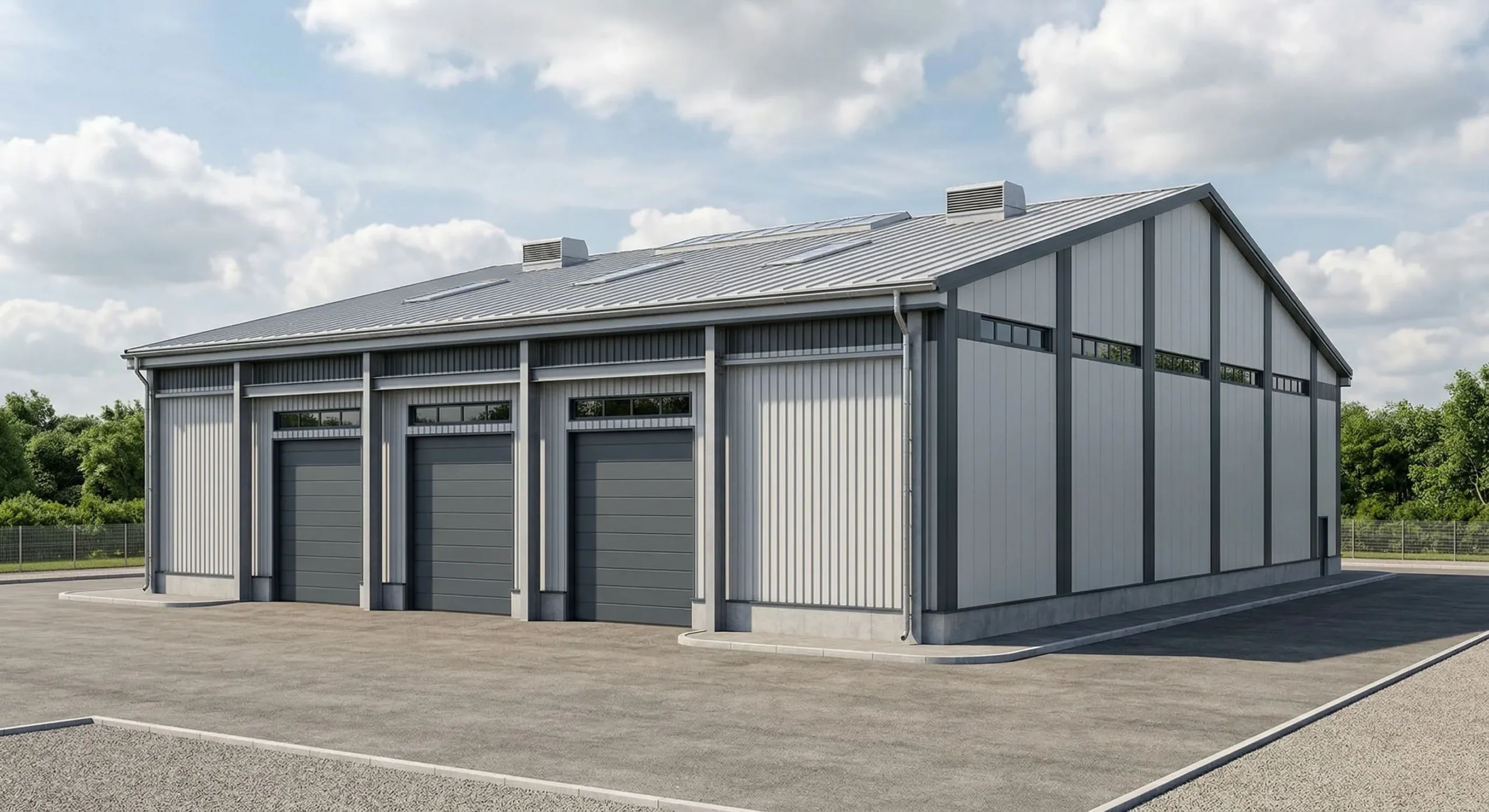 Steel Warehouses and Logistics Hangars