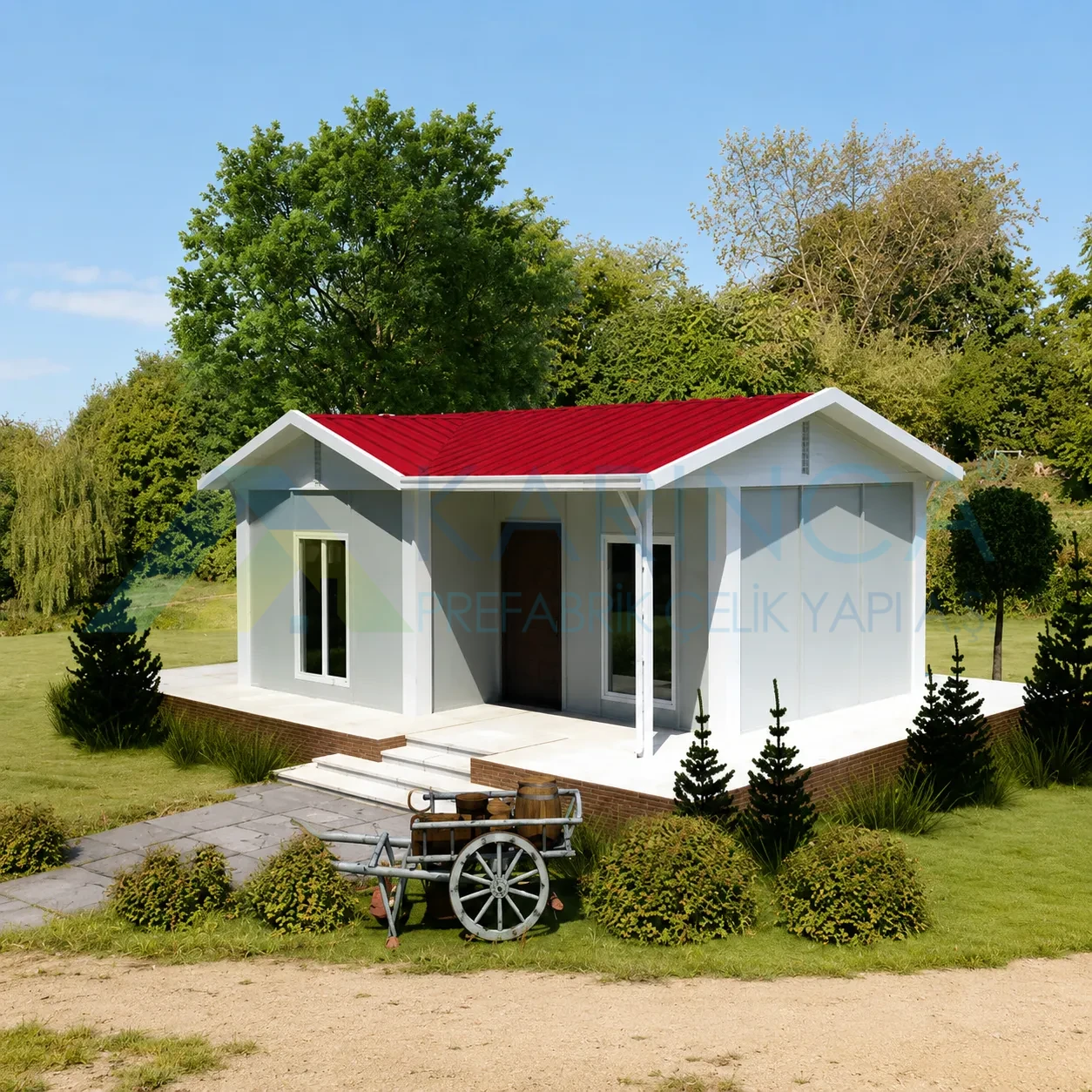 45 m2 KP 101 prefabrik ev görseli