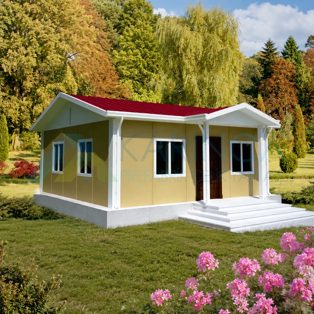 49 m2 KP 102 prefabrik ev görseli