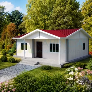 76 m2 KP 109 prefabrik ev görsel