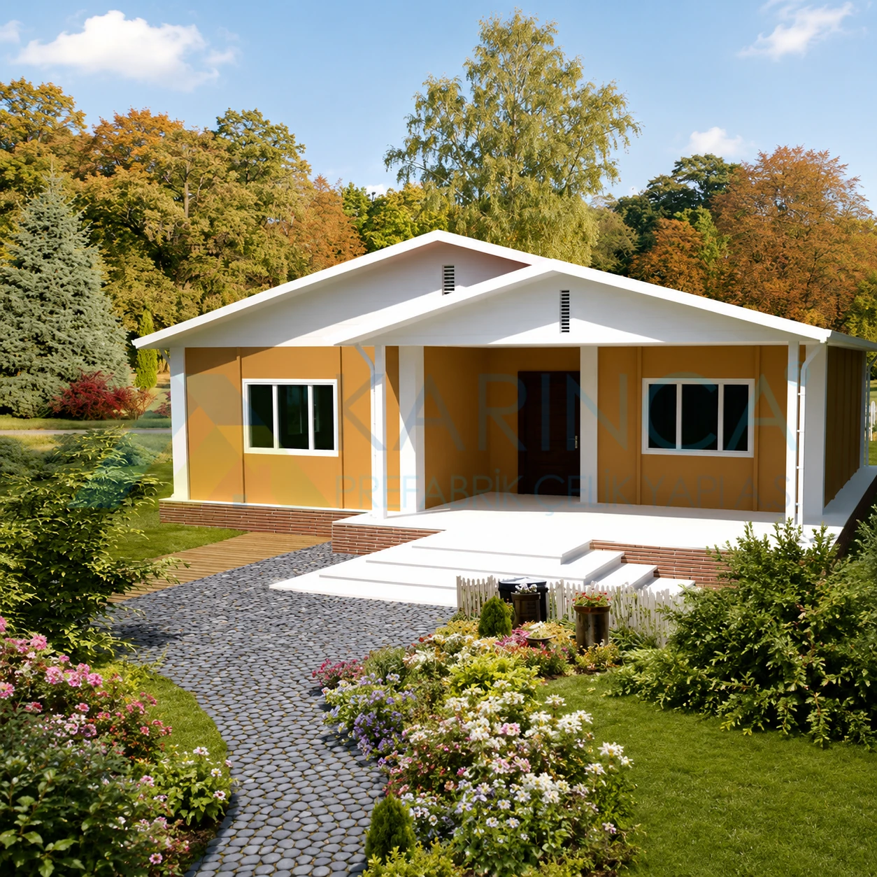 84 m2 KP 114 prefabrik ev görseli