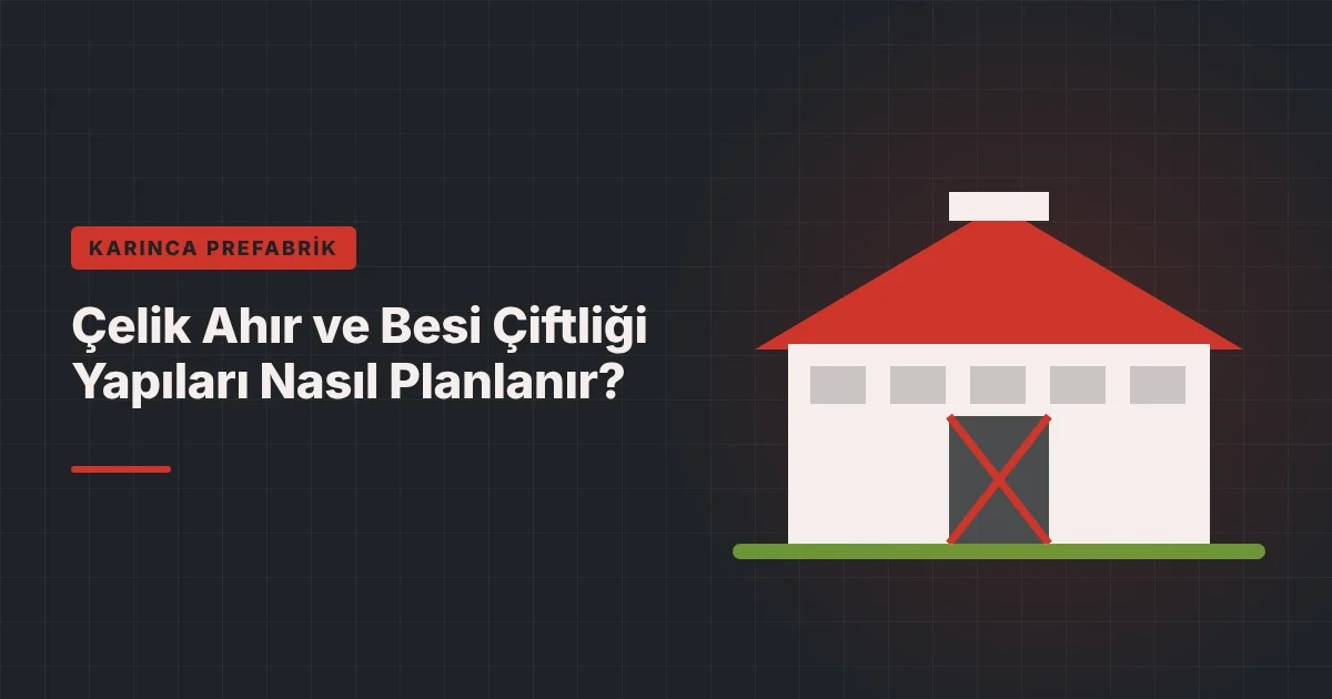 Mahya havalandırması ve yan perdeleri açık, galvanizli taşıyıcıları olan modern bir çelik ahır iç görünümü.