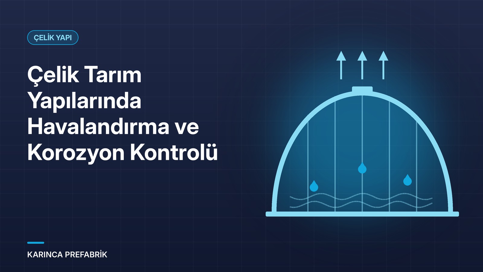 Havalandırma açıklıklı çelik tarım yapısı: havalandırma ve korozyon kontrolü